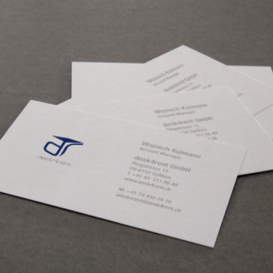 Desk4Rent – Visitenkarten