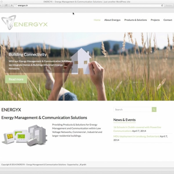 Energyx – CMS Website