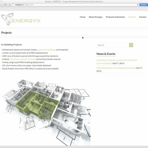 Energyx – Projects Page