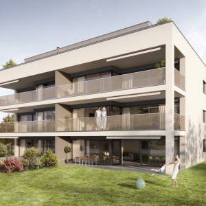 Enzianweg – Architekturvisualisierung aussen 1