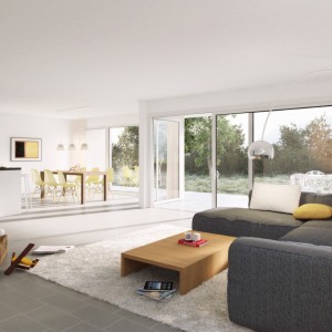 Enzianweg – Architekturvisualisierung innen 1