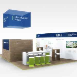 Hitachi – Large size booth concept Birmingham