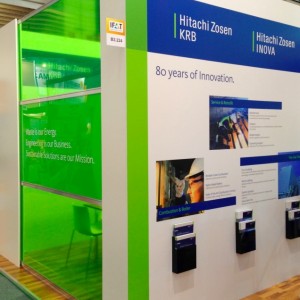 Hitachi – Medium size booth meeting zone