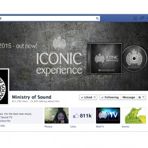 Ministry of Sound – facebook – album release