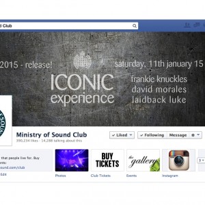 Ministry of Sound – facebook – release