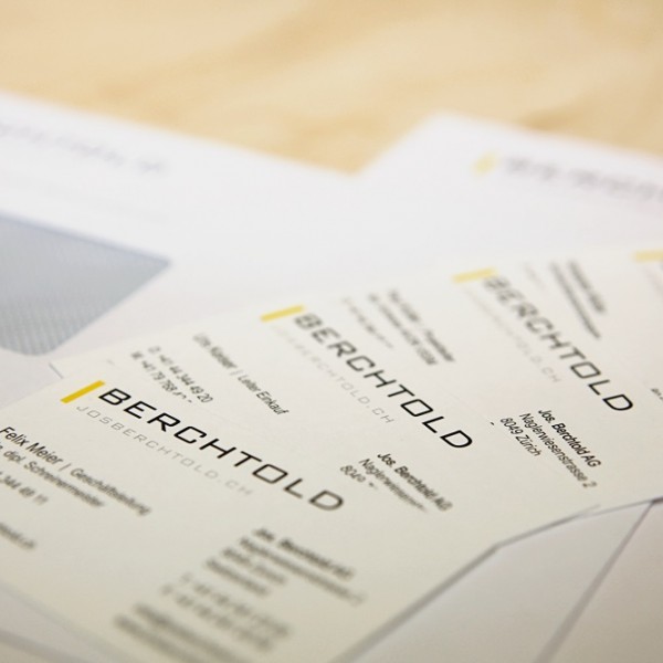 Berchtold – Printed communication material