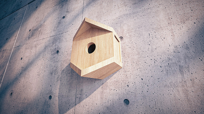 birdhouse «cabin»